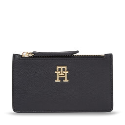 Tommy Hilfiger Etui pentru carduri Tommy Hilfiger Hilfiger Staple Cc Holder Zip AW0AW15267 Black BDS