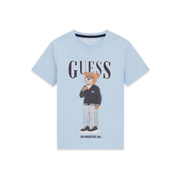 Guess Guess Футболка L6GI09 K8HM4 Блакитний Regular Fit