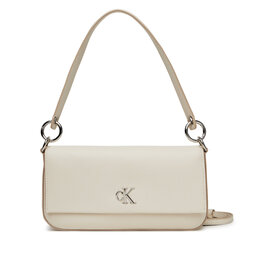 Calvin Klein Jeans Torebka Calvin Klein Jeans Minimal Monogram Shoulder Pouch LV04K3161G Biały