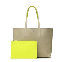 Lacoste Torbica Lacoste Shopping Bag NF2142AA Brindille Jaune Elec