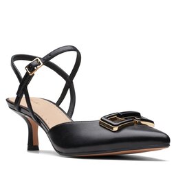 Clarks Félcipő Clarks Violet55 26171432 Black Leather
