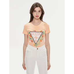Guess Guess Футболка W4GI24 J1314 Оранжевий Slim Fit