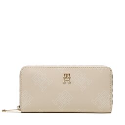 Tommy Hilfiger Große Damen Geldbörse Tommy Hilfiger Iconic Tommy Large Za Mono AW0AW15143 AA8