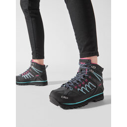 

Трекінгові черевики CMP Moon Mid Wmn Trekking Shoe Wp 31Q4796 Antracite/Acqua 33UL, Сірий