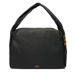 Tommy Hilfiger Дамска чанта Tommy Hilfiger City Leather Hobo AW0AW18285 Черен