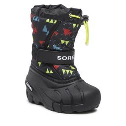 Sorel Sniego batai Sorel Childrens Flurry Print NC3504 Black 011