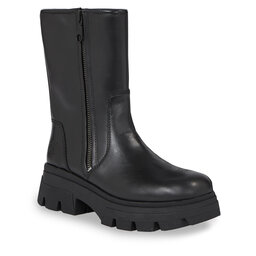 Calvin Klein Jeans Schnürstiefeletten Calvin Klein Jeans Chunky Combat Zip Boot Wn YW0YW01109 Triple Black 0GT