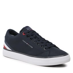 Tommy Hilfiger Sneakers aus Stoff Tommy Hilfiger Hi Vulc Core Low Stripes FM0FM04735 Desert Sky DW5