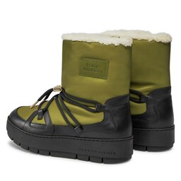 

Снігоходи Tommy Hilfiger Tommy Essential Snowboot FW0FW07504 Putting Green MS2, Зелений
