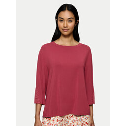 Triumph Triumph Pizsama felső Aura Spotlight 10221371 Rózsaszín Relaxed Fit