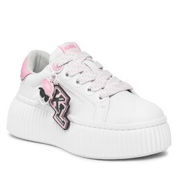 KARL LAGERFELD Sneakers KARL LAGERFELD KL42376V White Lthr w/Pink 01P