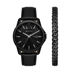 Armani Exchange Uhr Armani Exchange Banks Gift Set AX7147SET Schwarz