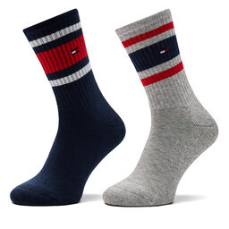 Tommy Hilfiger Σετ ψηλές κάλτσες παιδικές 2 τεμαχίων Tommy Hilfiger 701229942 Σκούρο μπλε