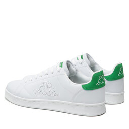

Снікерcи Kappa 243049 White/Green 1030, Білий