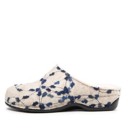 

Тапочки Berkemann Donata 01028 Blau/Altweiss 165, Бежевий