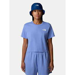The North Face The North Face Marškinėliai Simple Dome NF0A87U4 Mėlyna Loose Fit