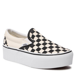 Vans Textilskor Vans Classic Slip-O VN0A7Q5RTYQ1 Checkerboard Black/Classi