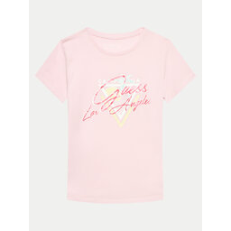 Guess Guess Футболка J4GI23 K6YW4 Рожевий Regular Fit