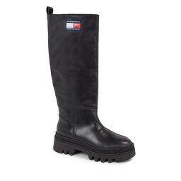 Tommy Jeans Stivali Tommy Jeans Tjw Fashion High Shaft EN0EN02288 Black BDS