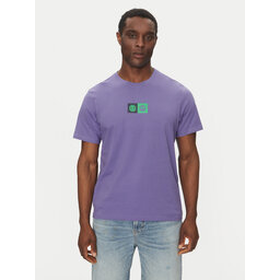 Element Element Marškinėliai ELYZT00492 Violetinė Regular Fit