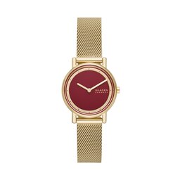 Skagen Zegarek Skagen Signatur Lille SKW3117 Red/Gold