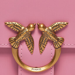 

Сумка Pinko Love One Top Handle Mini Light PE 24 PLTT 100071 A0F1 Pink P31Q, Рожевий