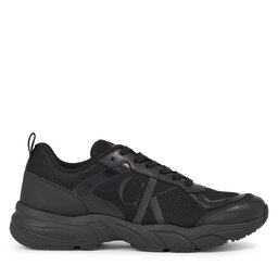 

Снікерcи Calvin Klein Jeans Retro Tennis Laceup Mesh YM0YM00785 Triple Black 0GT, Чорний