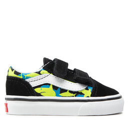 

Снікерcи Vans Old Skool V VN000D3Y7T71 (Glow Sharks)Blksafetyylw, Чорний