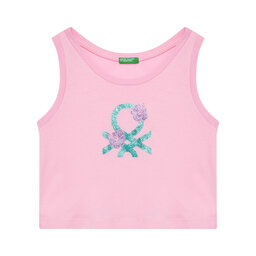 United Colors Of Benetton United Colors Of Benetton Top 3I1XCH01Z Rosa Relaxed Fit