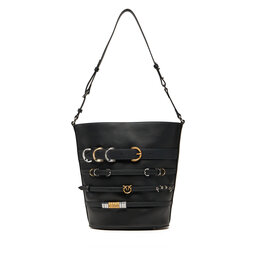 PINKO Дамска чанта PINKO Belts Bucket PE 25 PLTT 104366 A26K Черен