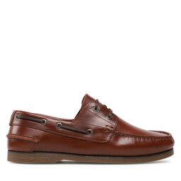 

Мокасини Tommy Hilfiger Th Boat Shoe Core Leather FM0FM04506 Carob Chocolate GT2, Коричневий