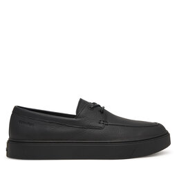 Calvin Klein Halbschuhe Calvin Klein Hybrid Clean Boat Shoe Lth HM0HM02233 Schwarz