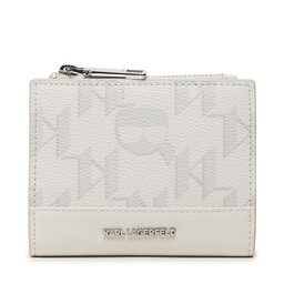 KARL LAGERFELD Portefeuille femme petit format KARL LAGERFELD 230W3226 Off Wht A110