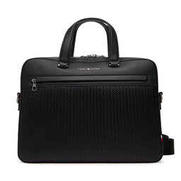 Tommy Hilfiger Brašna na notebook Tommy Hilfiger Th Woven Computer Bag AM0AM13660 Černá