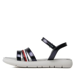 

Босоніжки Tommy Hilfiger Stripes Velcro T4A2-32771-1372 S Blue 800, Cиній