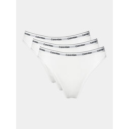 Calvin Klein Underwear Calvin Klein Underwear Σετ 3 τεμάχια στρίνγκ 000QD5209E Λευκό