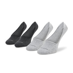 Calvin Klein Vyriškų pėdučių komplektas (2 poros) Calvin Klein 701218708 Dark Grey/Melange