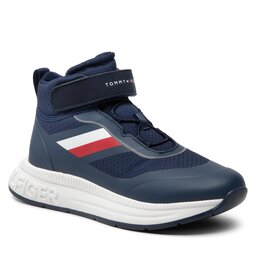 Tommy Hilfiger Αθλητικά Tommy Hilfiger High Top Lace-Uo Sneaker T3B9-32507-1443 S Blue 800