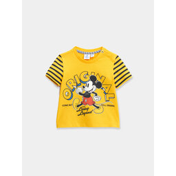 Original Marines Original Marines Camiseta DEPV0221NM Amarillo Regular Fit
