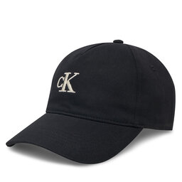 Calvin Klein Jeans Cap Calvin Klein Jeans Embroidered Monogram Cap LV04K5024G Schwarz