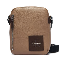 Calvin Klein Umhängetasche Calvin Klein Bold Pebble Ssnl Simple Reporter LV04D3624G Beige