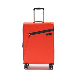 Samsonite Stredný textilný kufor Samsonite Litebeam 146853-7976-1CNU Tangerine Orange