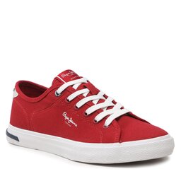 Pepe Jeans Tenisky Pepe Jeans Kenton Road M PMS30910 Dark Red 272