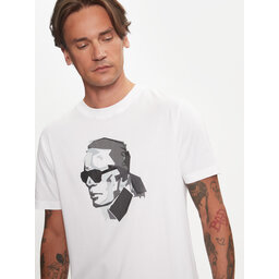 KARL LAGERFELD KARL LAGERFELD Camiseta 755060 544242 Blanco Regular Fit
