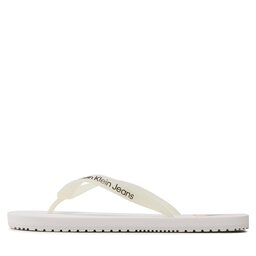 

В'єтнамки Calvin Klein Jeans Beach Sandal Logo YM0YM00656 White YBR, Білий