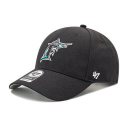 47 Brand Șapcă 47 Brand Miami Marlins Mlb BCWS-SUMVP28WBP-BK03 Black