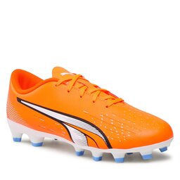 Puma Schuhe Puma Ultra Play Fg/Ag Jr 107233 01 Orange/White/Blue