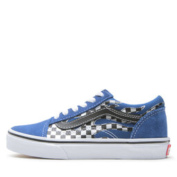 

Кросівки Vans Old Skool VN0005WV7WM1 Reflect Check Flame True, Cиній
