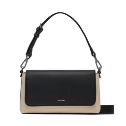 Calvin Klein Rankinė Calvin Klein Ck Must Shoulder Bag_Canvas K60K611353 Dk Ecru PC4