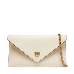 PINKO Rankinė PINKO Flat Purse Mini AI 25-26 PCPL 105347 A0F1 Écru